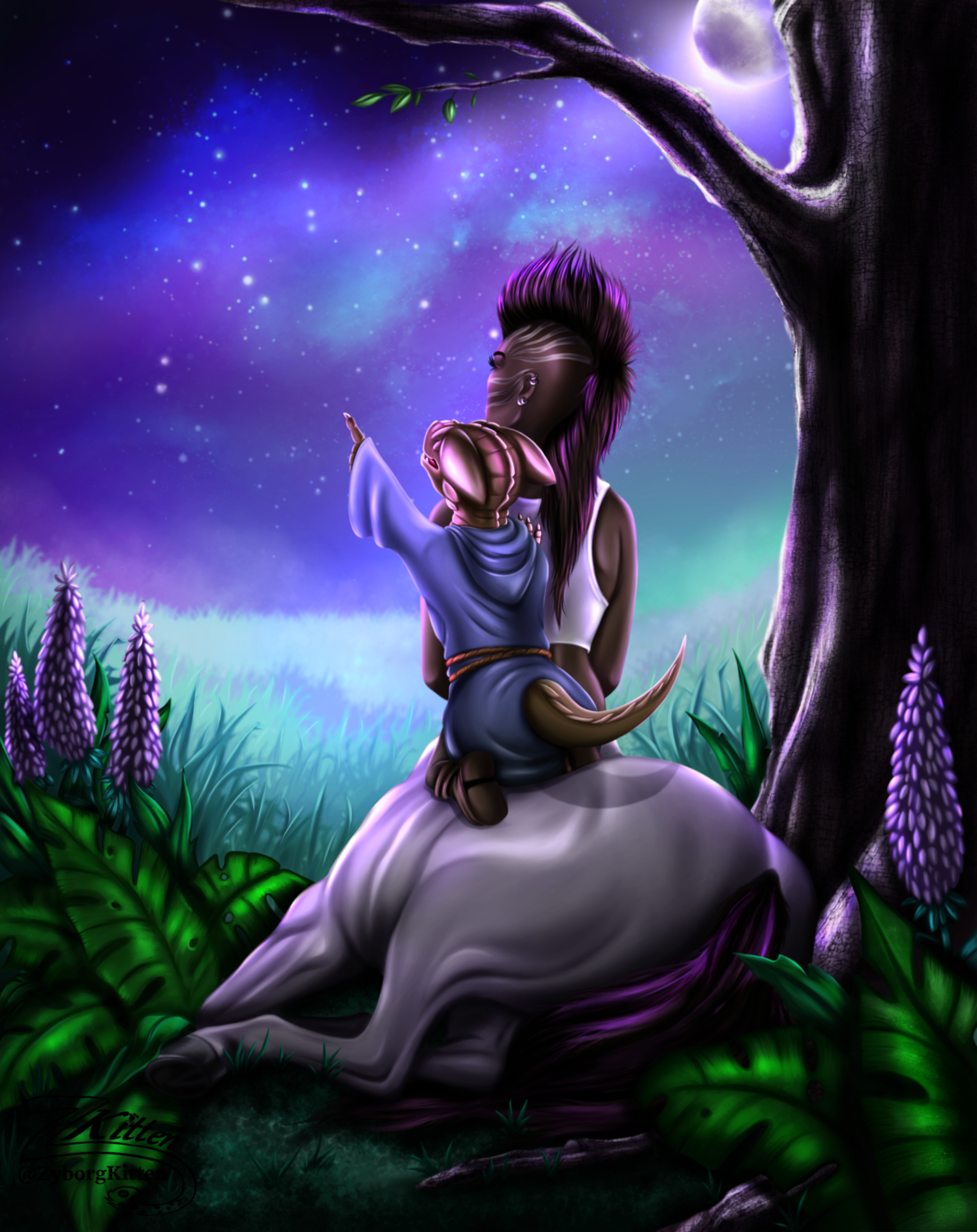 Centari and Vritt Stargazing