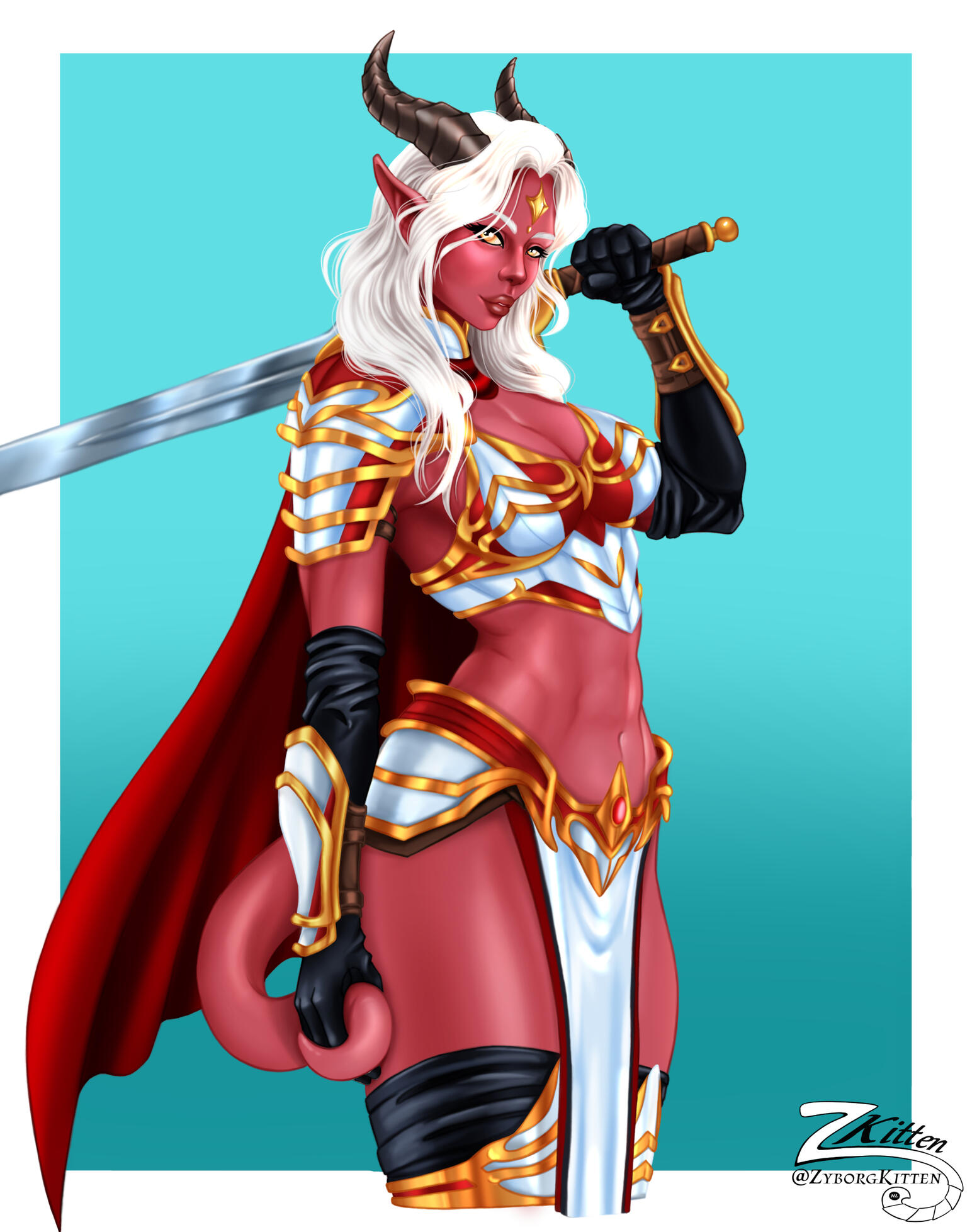 Zeal the Tiefling Cleric Khink The Goblin Barbarian